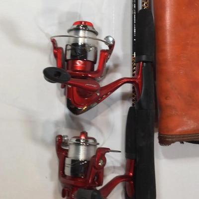 Fishing Rods, Gunny Sacks, Cleaner Rod.