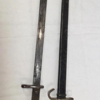 Japanese Bayonet Typ 30 And WWl Mauser