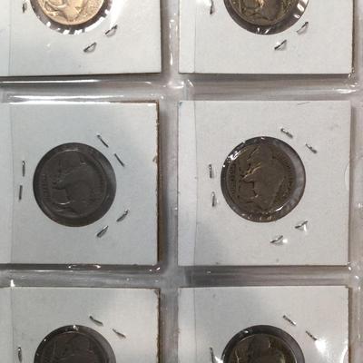 Buffalo Nickels Lot 1919-1935 Assorted Dates And Mints.