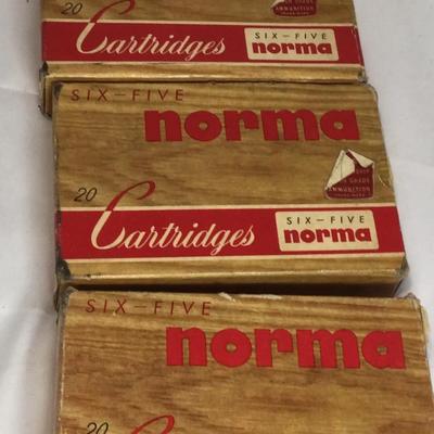6.5 Norma Cartridges