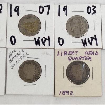 Liberty Head Quarter Lot