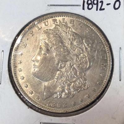 1892-O Morgan Silver Dollar