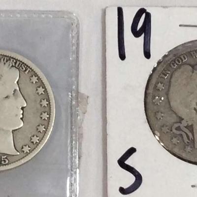1915-S Barber 1900-S Barber Half