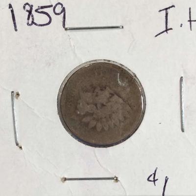 15 Indian Head Cents 1859-1887