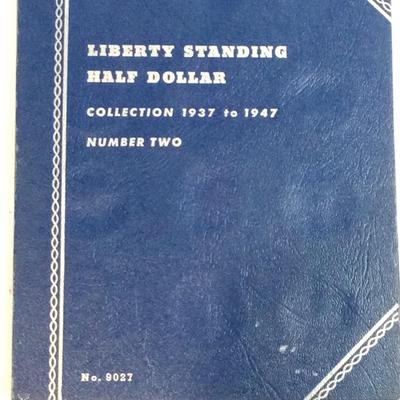 Liberty Standing Half Dollar Book Walking Coins 1939, 1941-S, 1945, 1946