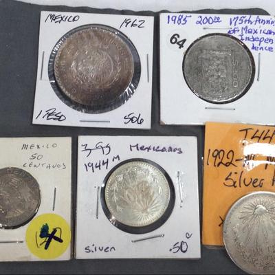 Mexico Silver Coins Lot