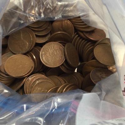 2 Lbs Wheat Pennies 