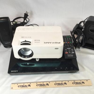 DVD/blue Ray Player Projector With Speakers