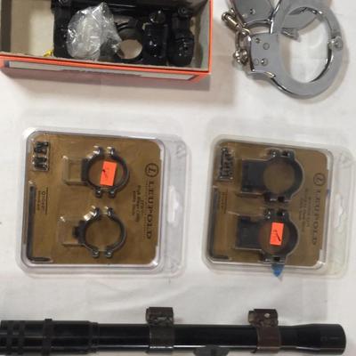 Scope, Mounts, Handcuffs