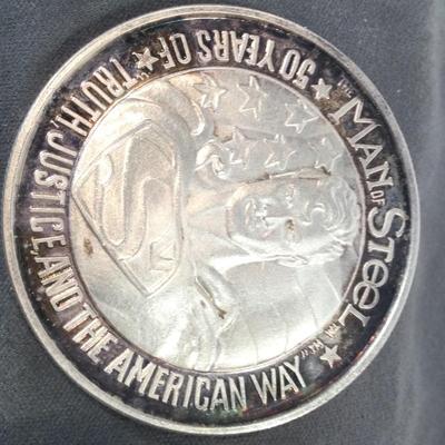 Man Of Steal 50th 1988 999 Fine 1 0z