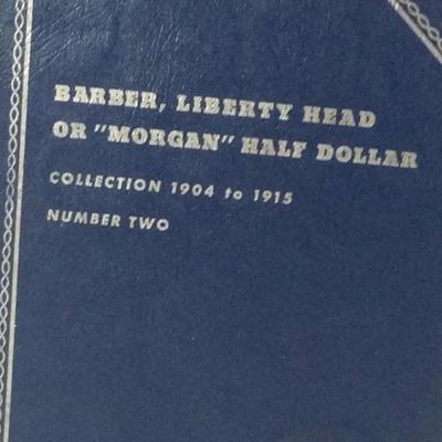 1907, 1911, Barber Coins With Collection Book #2 1904-1915