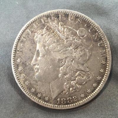 1882-O Morgan Silver Dollar