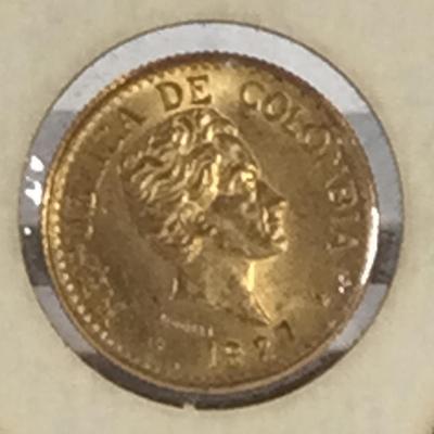 Gold 5 Colombia Pesos 1927