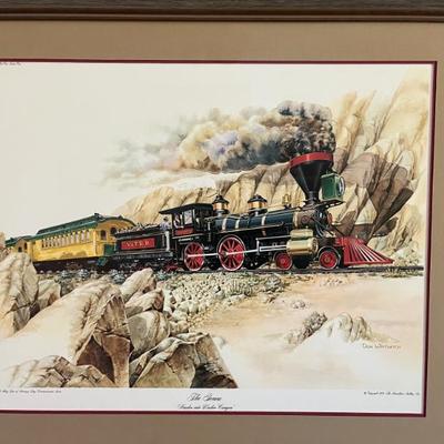 "The Genoa" Virginia Truckee Railroad by Don Whitlatch. 