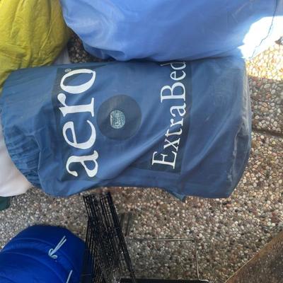 Queen Aerobed Blowup Mattress. Includes mattress cover.  $30