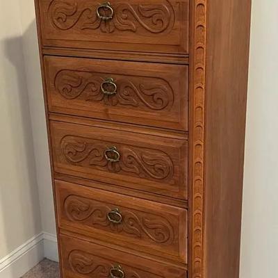 John M. Smith & Co. 7-Drawer Wooden Lingerie Chest #703
