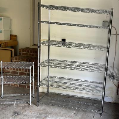 Metal Shelving Units (2) #601