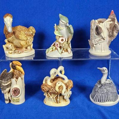 Harmony Kingdom 'Bird Theme' Treasure Chest Trinket Boxes (6)
