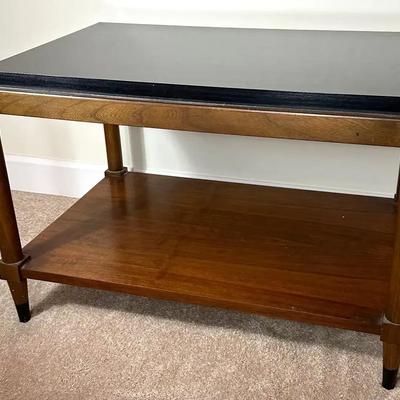 MCM 2-Tier Wooden End Table By Lane