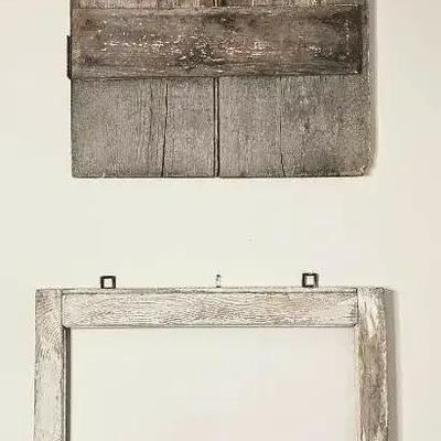 Rustic Wooden Window Wall Decor (2)