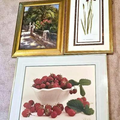 Signed Framed Wall Art (3)