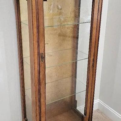 4-Tier Lighted Curio Cabinet By American Of Chicago