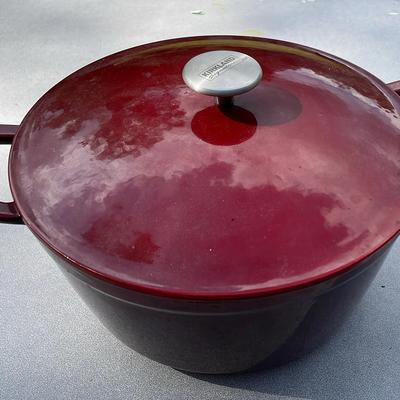 Kirkland Cast-Iron Enamel Dutch Oven 