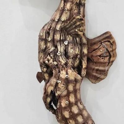 Driftwood Seahorse Wall Art