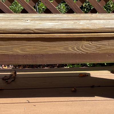 Habdmade Wooden Outdoor Bench