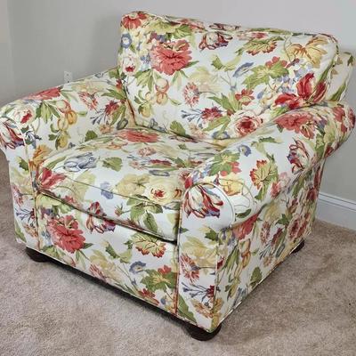 Lexington Upholstered Floral Arm Chair #313