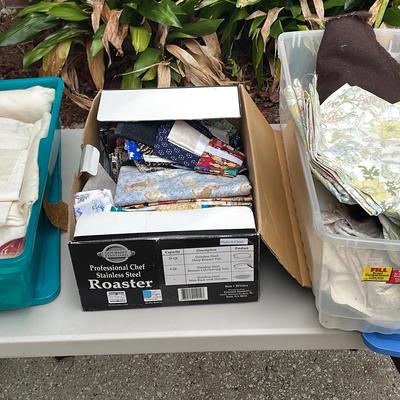 Sewing & Quilting Fabric Bins (3)