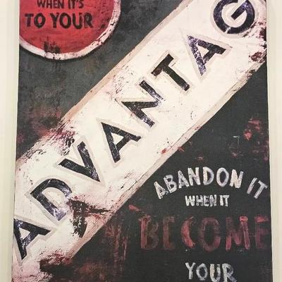 'Advantage' Art Print On Canvas By Rodney White