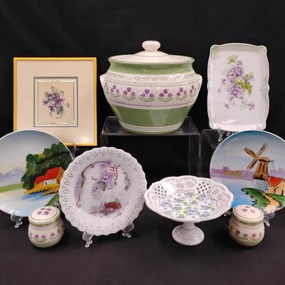 Pfaltzgraff, Lefton, And Hand Painted Collectibles 