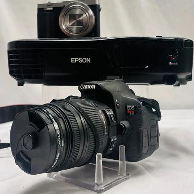 Canon Rebel & Epson Projector Bundle