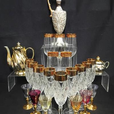 European & Japanese Gilded Tableware Collection
