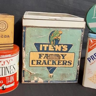 Vintage Cracker Tins And More