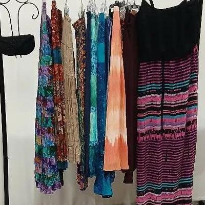 Womens Long Large Ethnic Skirts