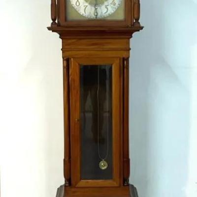 Antique Hoover & Smith Grandfather Clock 