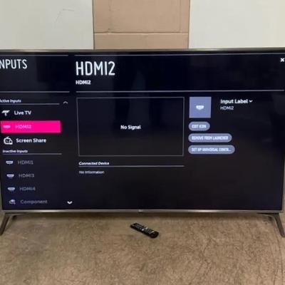 65” LG Smart Tv