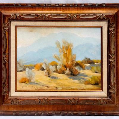 Impressionist Desert Landscape by Lee Burnett