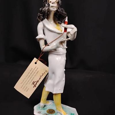 Bencini #215 Nurse Signed By Handpainter G. Moretti