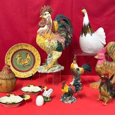 Domesticated Decor Roosters 