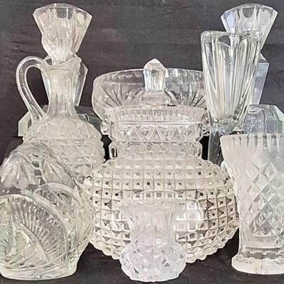 Vintage Cut Glass Crystal And More