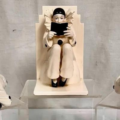 Pierrot Clown Ceramic Functinal Figures 