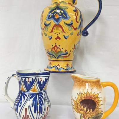 Talavera Style Pitchers