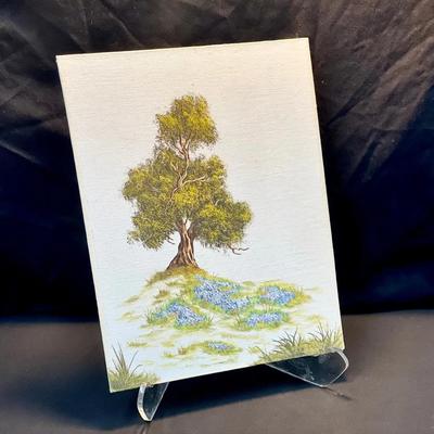 Oil Painting On Canvas Signed By Artist Anne Louise 