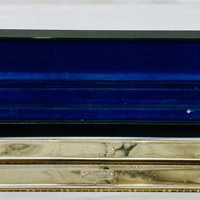 RARE Hohner Chromatic Orchestra Chord German Harmonica w/Case
