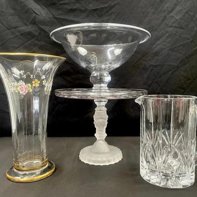 Three Face Cake Stand, Marquis Waterford Crystal Pitcher & More