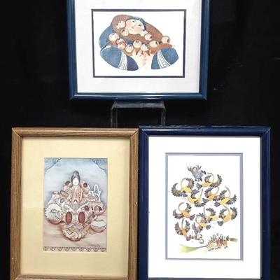 Rie Munoz & Lawrence Vargas Framed Southwestern Art Prints