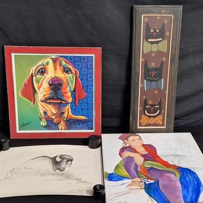 Mixed Signed Artworks - Norman Lansing, Ron Burns, Barbara Lloyd & more